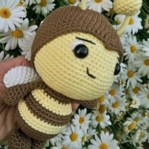 Receita de amigurumi em PDF - Abelha