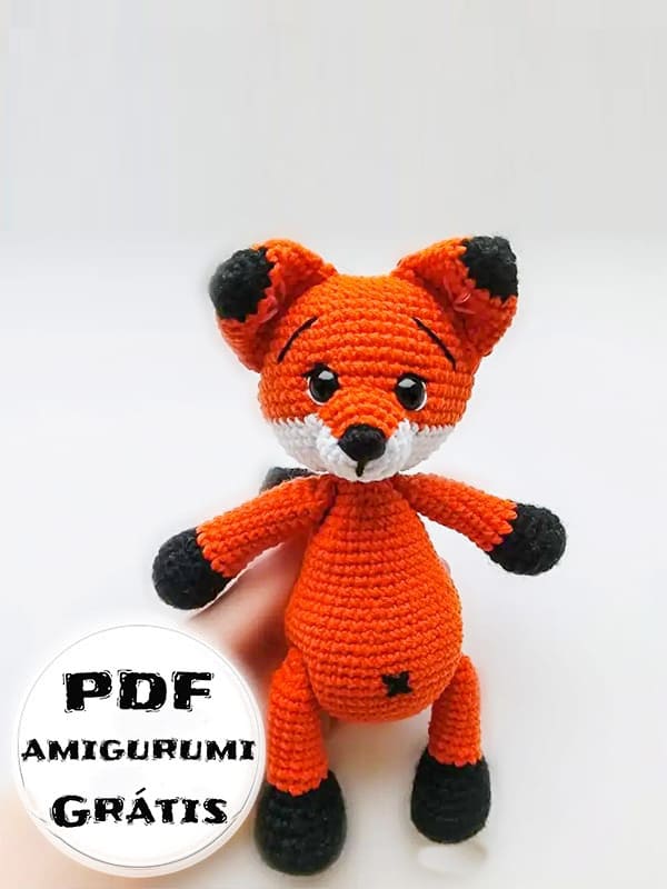 Amigurumi Raposa Denis PDF Receita Gratis