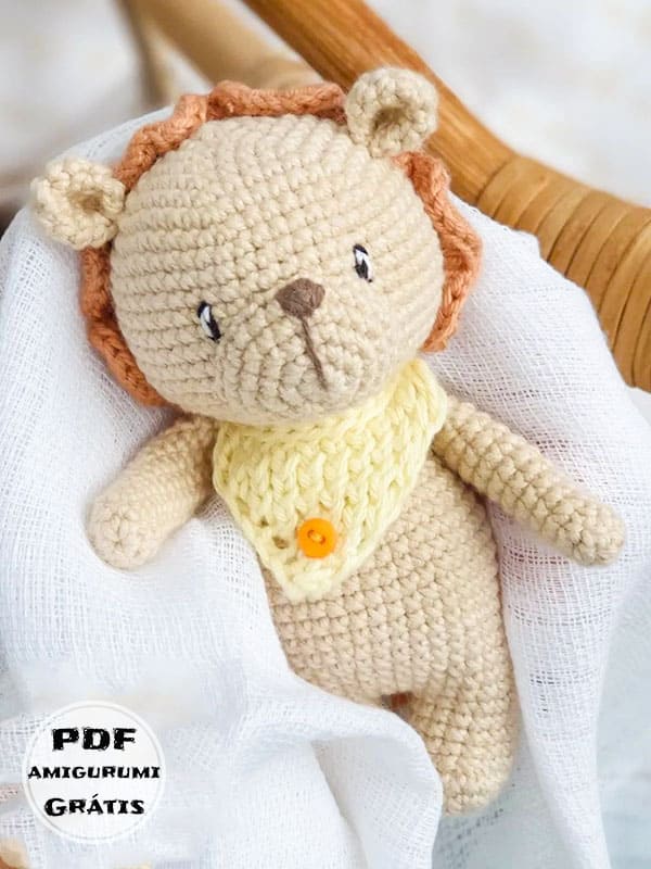 Axel Leão Amigurumi Safari Receita Grátis PDF