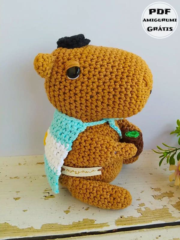 Capivara Amigurumi Receita PDF Grátis