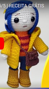 BONECA CORALINE | RECEITA AMIGURUMI EM VÍDEO