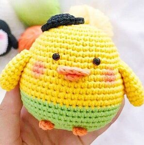 Receita de amigurumi em PDF - Pintinho