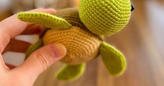 Tartaruga Fofa Receita de Amigurumi Crochê PDF 