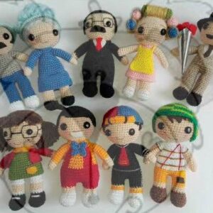 Receita de amigurumi em PDF - Turma do Chaves