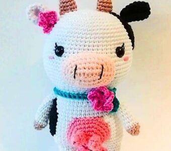 Passo a Passo Crochê de Vaca Kawaii Receita de Amigurumi