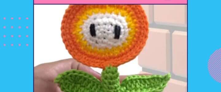 Receita de amigurumi em Video – Flor do super Mario