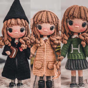 Receita de amigurumi em PDF - Hermione