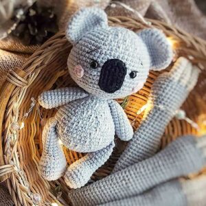 Receita de amigurumi em PDF - Coala