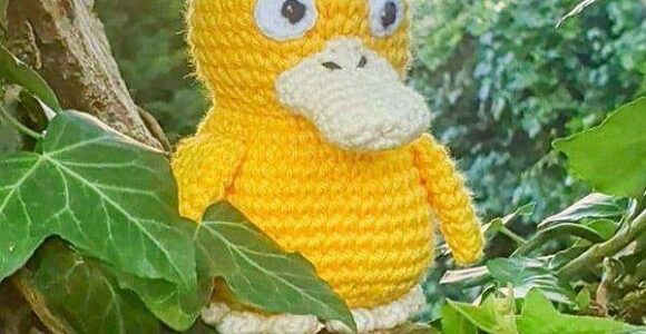 Receita de Amigurumi em PDF – Psyduck