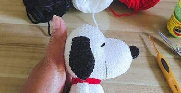 Receita de amigurumi em PDF – Snoopy