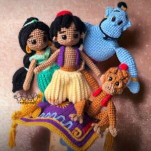 Receita de amigurumi em PDF - Aladdin