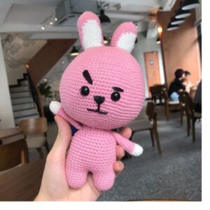 Receita de amigurumi em PDF - Cooky - BT21