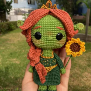Receita de amigurumi em PDF - Fiona