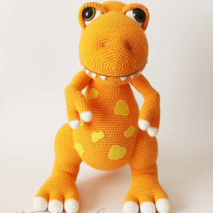 Receita de amigurumi em PDF - Agumon
