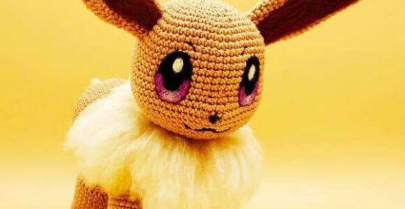 Receita de amigurumi em PDF – Eevee