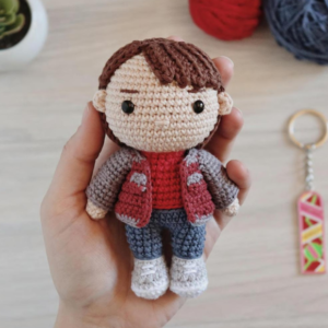 Receita de Amigurumi em PDF - Marty McFly - De volta para o Futuro