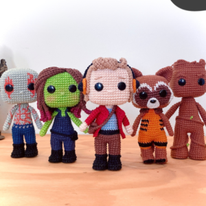 Receita de amigurumi em PDF - Guardiões da Galaxia