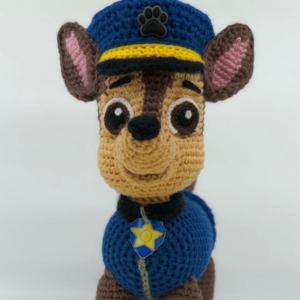 Receita de amigurumi em PDF - Chase - Patrulha Canina