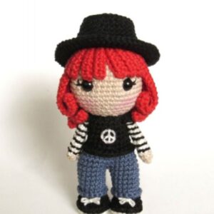 Receita de amigurumi  em PDF - Rita Lee
