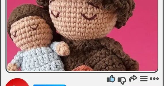 Receita de Amigurumi em video – Santo Antônio