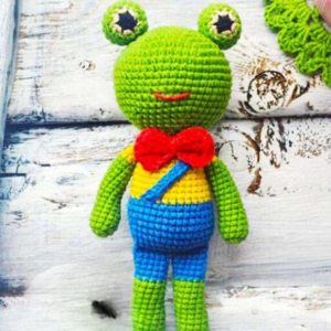 Receita de amigurumi em PDF - Sapo pelúcia