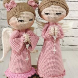 Receita de amigurumi em PDF - Anjinha Chloe