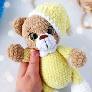 Receita de amigurumi em PDF - Urso de  Receita