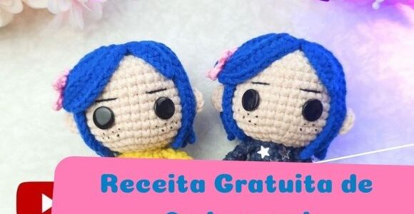 Receita de amigurumi gratuita – Coraline