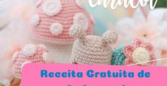 Receita de amigurumi gratuita – Mini Caracol
