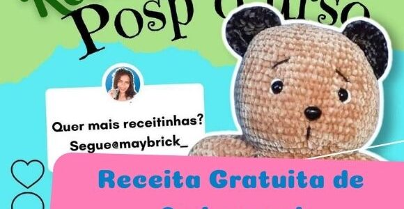 Receita de amigurumi gratuita – Posp O urso