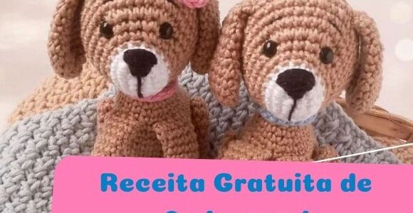 Receita de amigurumi – Cachorrinho Luke