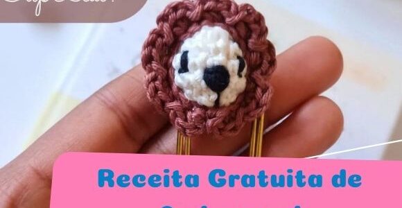 Receita de amigurumi – Clip Leão