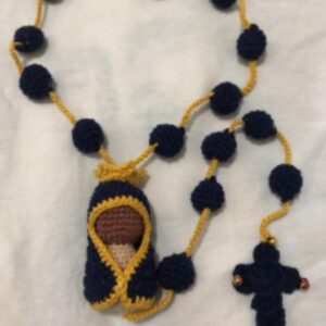 Receita de amigurumi em PDF - Adaptação do terço mariano