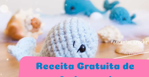 Receita de amigurumi gratuita – Mini baleia