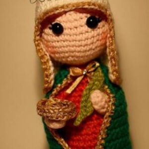 Receita de amigurumi em PDF - Santa Luzia