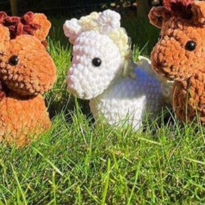 Receita de amigurumi em PDF - Cavalo