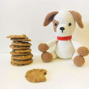 Receita de amigurumi em PDF - Cachorro Cookie