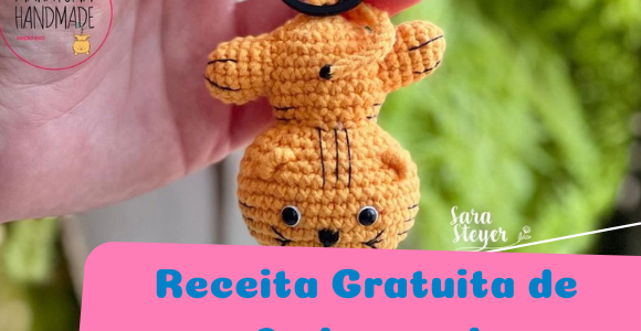 Receita de amigurumi gratuita – Tig, o tigrinho acrobata