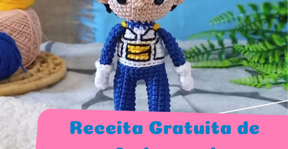 Receita de amigurumi gratuita – Vegetta