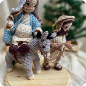 Receita de amigurumi em PDF - A Caminho de Belém