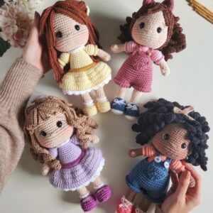 Receita de amigurumi em PDF - Ebook Bonecas