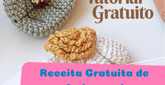 Receita de amigurumi gratuita – Margarida com abelhinha