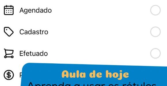 Aula de hoje:Aprendendo a usar os rótulos do instagram