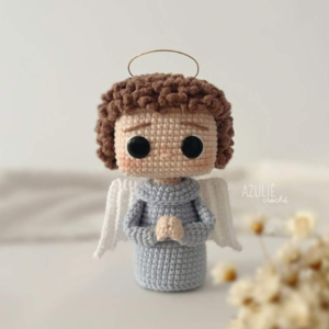 Receita de amigurumi em PDF - Anjo Gabriel