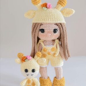 Receita de amigurumi em PDF - Boneca Giulia