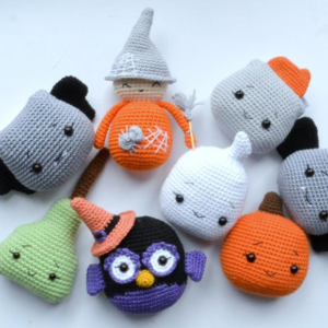 Receita de amigurumi em PDF - Decoração de Halloween
