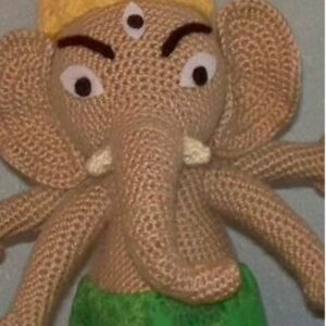 Receita de amigurumi em PDF - Ganesha