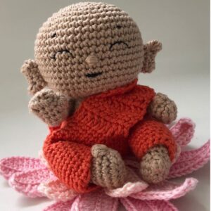 Receita de amigurumi em PDF - Baby Buddha