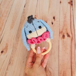 Receita de amigurumi em PDF - Chocalho Bisonho