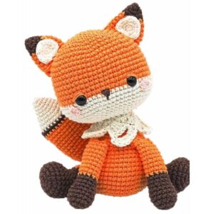 Receita de amigurumi em PDF - Raposinha linda